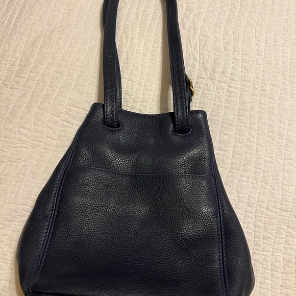 Coach Midnight Blue Leather Shoulder Bag Vintage from the 90’s - Picture 4 of 11